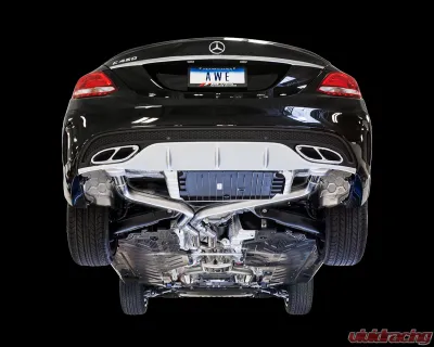 AWE Tuning Track Edition Exhaust | 2.5" Diameter | OE Tips Mercedes-Benz C400 4Matic|Mercedes-Benz C450 AMG 4Matic|Mercedes-Benz C43 AMG 4Matic 2015-2023 - 3020-31016