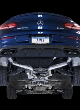 AWE Tuning Track Edition Exhaust | 3" Diameter | No Tips Mercedes-Benz C63 AMG S 2017-2018                                     - 3020-31020 - Image 3