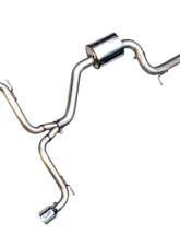 AWE Tuning Track Edition Exhaust | 3" Diameter | 4" Dual Chrome Silver Tips Volkswagen GTI 2015-2017                                     - 3020-32022 - Image 2