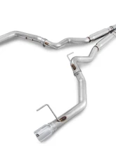 AWE Tuning Track Edition Cat Back Exhaust | 3" Diameter | 4" Dual Chrome Silver Tips Ford Mustang GT 2015-2017                                     - 3020-32028 - Image 3