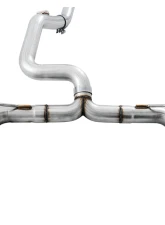 AWE Tuning Track Edition Cat Back Exhaust | 3" Diameter | 4.5" Dual Chrome Silver Tips Ford Focus RS 2016-2018                                     - 3020-32030 - Image 3