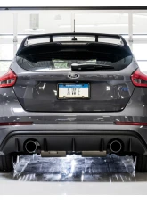 AWE Tuning Touring Edition Cat Back Exhaust | Resonated | 3" Diameter | 4.5" Dual Chrome Silver Tips Ford Focus RS 2016-2018                                     - 3020-32036 - Image 4