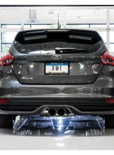 AWE Tuning Touring Edition Cat Back Exhaust | Resonated | 3" Diameter | 4" Dual Chrome Silver Tips Ford Focus ST 2013-2018                                     - 3020-32038 - Image 4