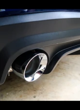 AWE Tuning Track Edition Axle-back Exhaust | 3" Diameter | 4.5" Dual Chrome Silver Tips Ford Mustang GT 2011-2014|Ford Mustang Shelby GT500 2011-2012                                     - 3020-32040 - Image 2