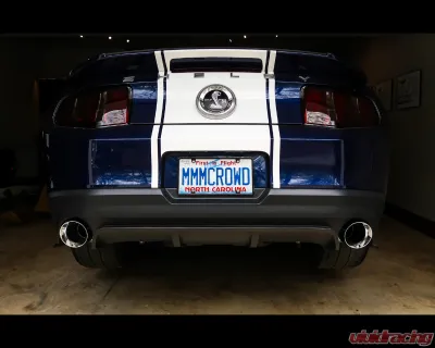 AWE Tuning Track Edition Axle-back Exhaust | 3" Diameter | 4.5" Dual Chrome Silver Tips Ford Mustang GT 2011-2014|Ford Mustang Shelby GT500 2011-2012 - 3020-32040