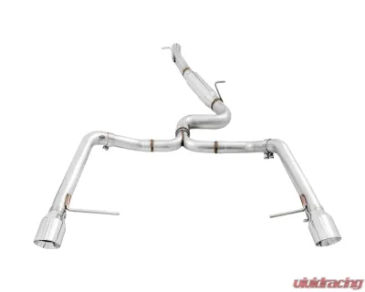 AWE Tuning Track Edition Exhaust | 3" Diameter | 4" Dual Chrome Silver Tips Volkswagen Golf SportWagen 2017-2019 - 3020-32044