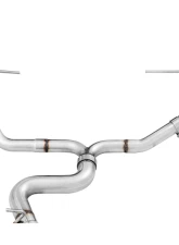 AWE Tuning Track Edition Exhaust | 3" Diameter | 4" Dual Chrome Silver Tips Volkswagen Golf SportWagen 2017-2019                                     - 3020-32044 - Image 4
