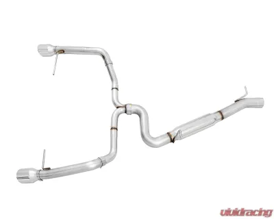 AWE Tuning Track Edition Exhaust | 3" Diameter | 4" Dual Chrome Silver Tips Volkswagen Golf SportWagen 2017-2019 - 3020-32044