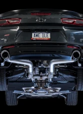 AWE Tuning Track Edition Axle-back Exhaust | 3" Diameter | 4.5" Dual Outlet Chrome Silver Tips Chevrolet Camaro SS 2016-2024|Chevrolet Camaro LT1 2020-2024                                     - 3020-32049 - Image 2