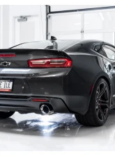 AWE Tuning Track Edition Axle-back Exhaust | 3" Diameter | 4.5" Dual Outlet Chrome Silver Tips Chevrolet Camaro SS 2016-2024|Chevrolet Camaro LT1 2020-2024                                     - 3020-32049 - Image 3