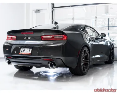 AWE Tuning Track Edition Axle-back Exhaust | 3" Diameter | 4.5" Dual Outlet Chrome Silver Tips Chevrolet Camaro SS 2016-2024|Chevrolet Camaro LT1 2020-2024 - 3020-32049