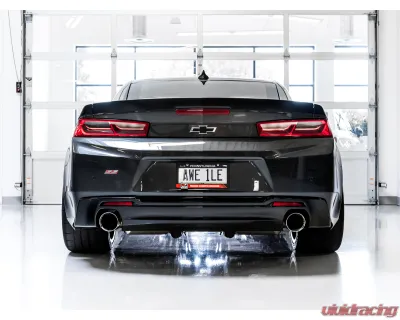 AWE Tuning Track Edition Axle-back Exhaust | 3" Diameter | 4.5" Dual Outlet Chrome Silver Tips Chevrolet Camaro SS 2016-2024|Chevrolet Camaro LT1 2020-2024 - 3020-32049