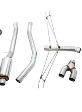 AWE Tuning Track Edition Exhaust | 3" Diameter | 4.5" Dual Chrome Silver Tips Honda Civic Si 2017-2020                                     - 3020-32052 - Image 7