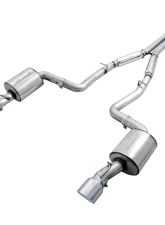 AWE Tuning Touring Edition Exhaust | 3" Diameter | 4.5" Dual Chrome Silver Tips Dodge Charger 2015-2020                                     - 3020-32056 - Image 9