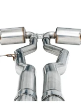 AWE Tuning Non-Resonated Touring Edition Exhaust | 3" Diameter | 5" Dual Chrome Silver Tips Toyota GR Supra 2020-2025                                     - 3020-32058 - Image 3