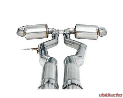 AWE Tuning Non-Resonated Touring Edition Exhaust | 3" Diameter | 5" Dual Chrome Silver Tips Toyota GR Supra 2020-2025 - 3020-32058