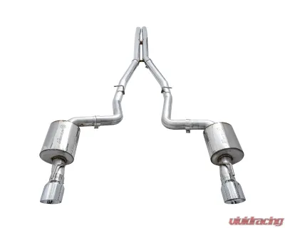 AWE Tuning Touring Edition Exhaust | 3" Diameter | 4.5" Dual Chrome Silver Tips Dodge Charger 2017-2023 - 3020-32060
