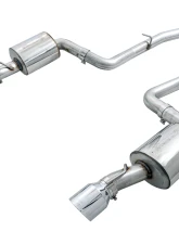 AWE Tuning Touring Edition Exhaust | 3" Diameter | 4.5" Dual Chrome Silver Tips Dodge Charger 2017-2023                                     - 3020-32060 - Image 3