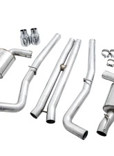 AWE Tuning Touring Edition Exhaust | 3" Diameter | 4.5" Dual Chrome Silver Tips Dodge Charger 2017-2023                                     - 3020-32060 - Image 6