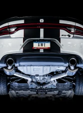 AWE Tuning Touring Edition Exhaust | 3" Diameter | 4.5" Dual Chrome Silver Tips Dodge Charger 2017-2023                                     - 3020-32060 - Image 7