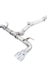 AWE Tuning Track Edition Exhaust | 3" Diameter | 5" Dual Chrome Silver Tips Subaru BRZ|Toyota 86|GR86|Scion FR-S 2013-2015                                     - 3020-32279 - Image 11