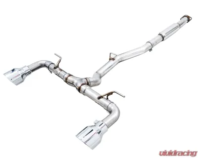 AWE Tuning Track Edition Exhaust | 3" Diameter | 5" Dual Chrome Silver Tips Subaru BRZ|Toyota 86|GR86|Scion FR-S 2013-2015 - 3020-32279