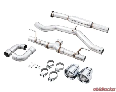 AWE Tuning Track Edition Exhaust | 3" Diameter | 5" Dual Chrome Silver Tips Subaru BRZ|Toyota 86|GR86|Scion FR-S 2013-2015 - 3020-32279