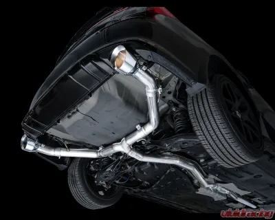 AWE Tuning Track Edition Exhaust | 3" Diameter | 5" Dual Chrome Silver Tips Acura Integra|Honda Civic Si 2022-2025 - 3020-32331