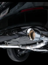 AWE Tuning Track Edition Exhaust | 3" Diameter | 5" Dual Chrome Silver Tips Acura Integra|Honda Civic Si 2022-2025                                     - 3020-32331 - Image 4