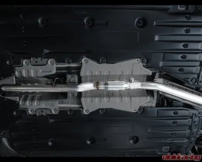 AWE Tuning Track Edition Exhaust | 3" Diameter | 5" Dual Chrome Silver Tips Acura Integra|Honda Civic Si 2022-2025 - 3020-32331