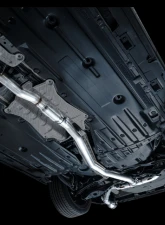 AWE Tuning Track Edition Exhaust | 3" Diameter | 5" Dual Chrome Silver Tips Acura Integra|Honda Civic Si 2022-2025                                     - 3020-32331 - Image 6