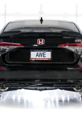 AWE Tuning Track Edition Exhaust | 3" Diameter | 5" Dual Chrome Silver Tips Acura Integra|Honda Civic Si 2022-2025                                     - 3020-32331 - Image 7