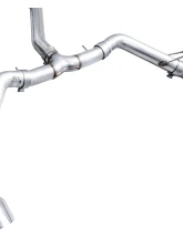 AWE Tuning Track Edition Exhaust | 3" Diameter | 5" Dual Chrome Silver Tips Acura Integra|Honda Civic Si 2022-2025                                     - 3020-32331 - Image 9