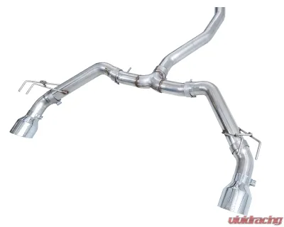 AWE Tuning Track Edition Exhaust | 3" Diameter | 5" Dual Chrome Silver Tips Acura Integra|Honda Civic Si 2022-2025 - 3020-32331
