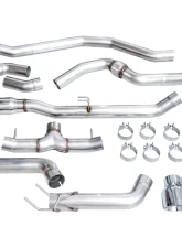 AWE Tuning Track Edition Exhaust | 3" Diameter | 5" Dual Chrome Silver Tips Acura Integra|Honda Civic Si 2022-2025                                     - 3020-32331 - Image 14