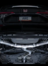 AWE Tuning Track Edition Exhaust | 3" Diameter | 5" Dual Chrome Silver Tips Acura Integra|Honda Civic Si 2022-2025                                     - 3020-32331 - Image 15