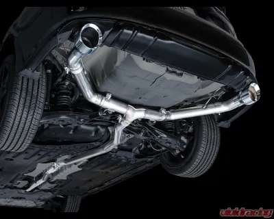 AWE Tuning Track Edition Exhaust | 3" Diameter | 5" Dual Chrome Silver Tips Acura Integra|Honda Civic Si 2022-2025 - 3020-32331