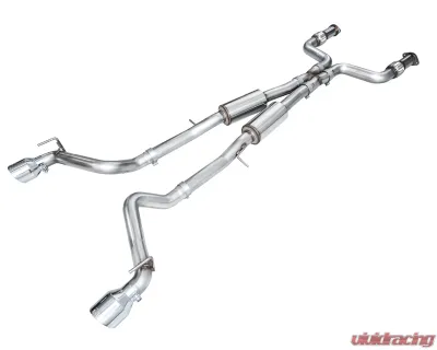 AWE Tuning Track Edition Exhaust | 3" Diameter | 5" Dual Chrome Silver Tips Nissan Z 2023-2025 - 3020-32400