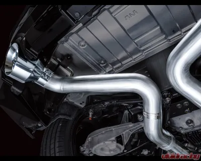 AWE Tuning Track Edition Exhaust | 3" Diameter | 5" Dual Chrome Silver Tips Nissan Z 2023-2025 - 3020-32400