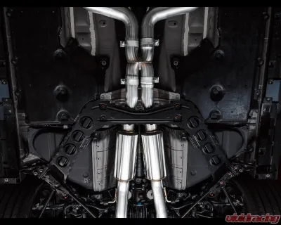 AWE Tuning Track Edition Exhaust | 3" Diameter | 5" Dual Chrome Silver Tips Nissan Z 2023-2025 - 3020-32400