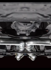 AWE Tuning Track Edition Exhaust | 3" Diameter | 5" Dual Chrome Silver Tips Nissan Z 2023-2025                                     - 3020-32400 - Image 4