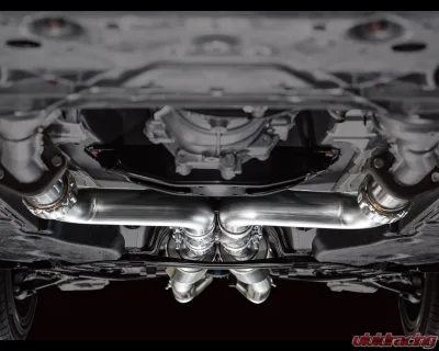 AWE Tuning Track Edition Exhaust | 3" Diameter | 5" Dual Chrome Silver Tips Nissan Z 2023-2025 - 3020-32400