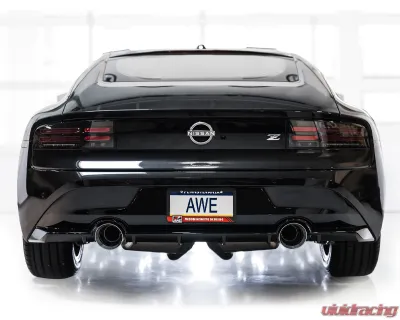 AWE Tuning Track Edition Exhaust | 3" Diameter | 5" Dual Chrome Silver Tips Nissan Z 2023-2025 - 3020-32400