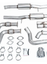 AWE Tuning Track Edition Exhaust | 3" Diameter | 5" Dual Chrome Silver Tips Nissan Z 2023-2025                                     - 3020-32400 - Image 14