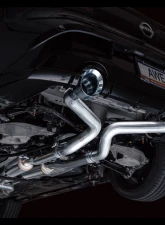 AWE Tuning Track Edition Exhaust | 3" Diameter | 5" Dual Chrome Silver Tips Nissan Z 2023-2025                                     - 3020-32400 - Image 15