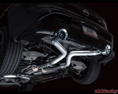 AWE Tuning Track Edition Exhaust | 3" Diameter | 5" Dual Chrome Silver Tips Nissan Z 2023-2025 - 3020-32400