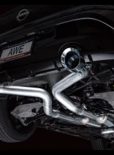AWE Tuning Track Edition Exhaust | 3" Diameter | 5" Dual Chrome Silver Tips Nissan Z 2023-2025                                     - 3020-32400 - Image 17
