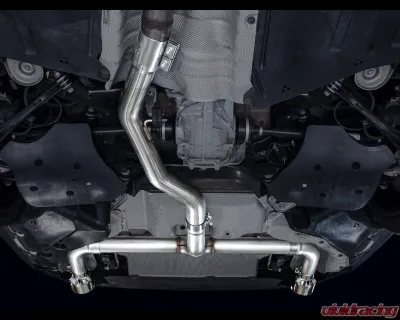 AWE Tuning Track Edition Axle Back Exhaust | 3" Diameter | 4.5" Dual Chrome Silver BMW 430i 2021-2024|BMW 330i 2019-2024|BMW 330i xDrive 2019-2024|BMW 430i xDrive 2021-2024 - 3020-32429