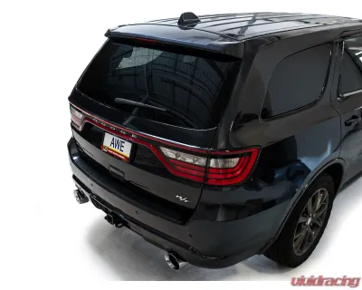 AWE Tuning Track Edition Exhaust | 5" Chrome Silver Tips Dodge Durango 2011-2024 - 3020-32575