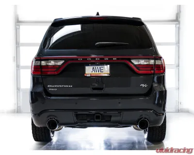 AWE Tuning Track Edition Exhaust | 5" Chrome Silver Tips Dodge Durango 2011-2024 - 3020-32575